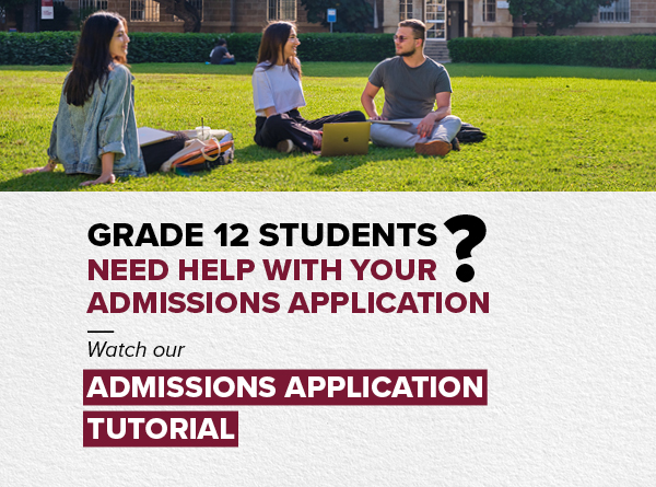 Step-By-Step Guidance on Completing Your Admissions Application