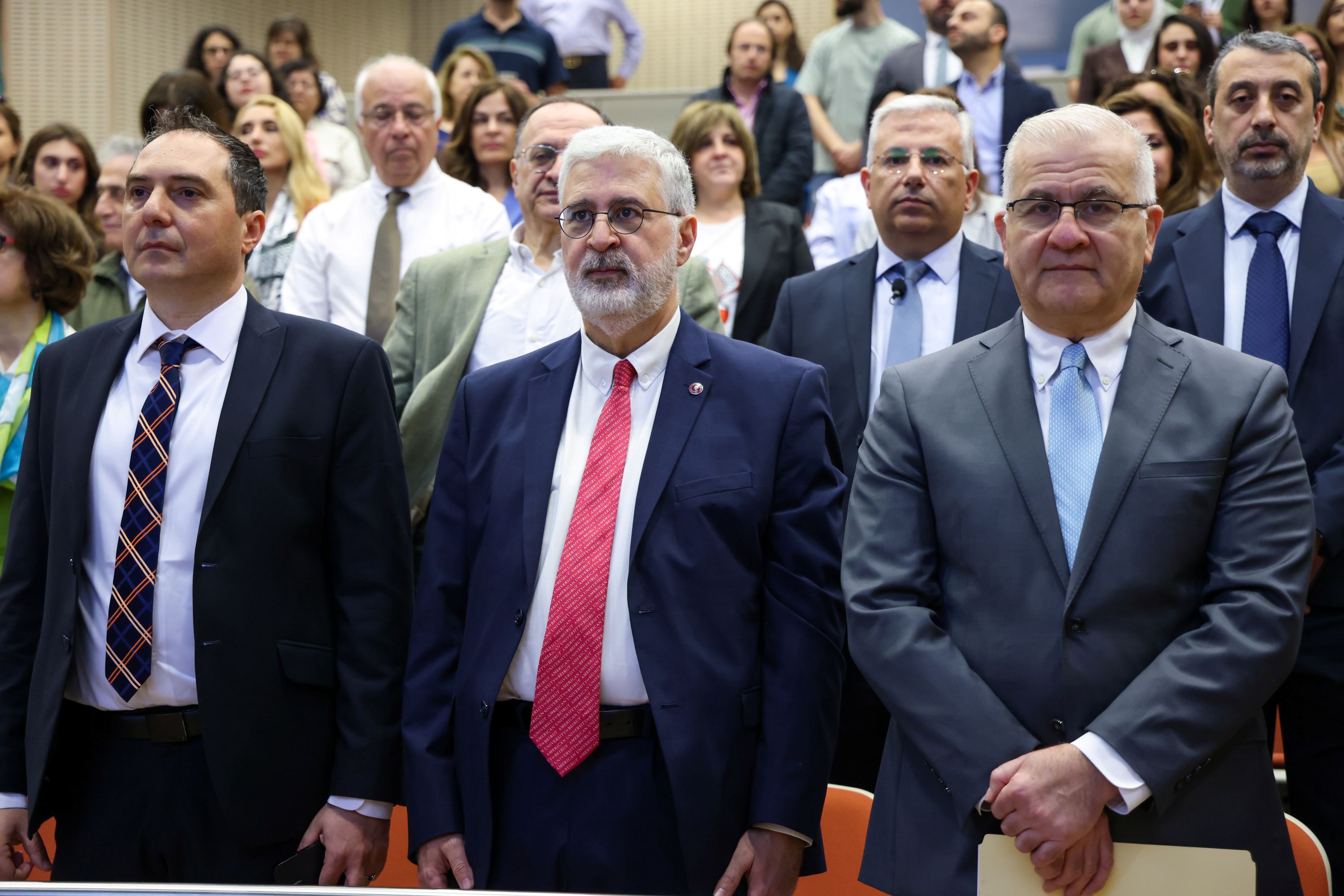 Dr. Khouzama Knio delivering the welcome note